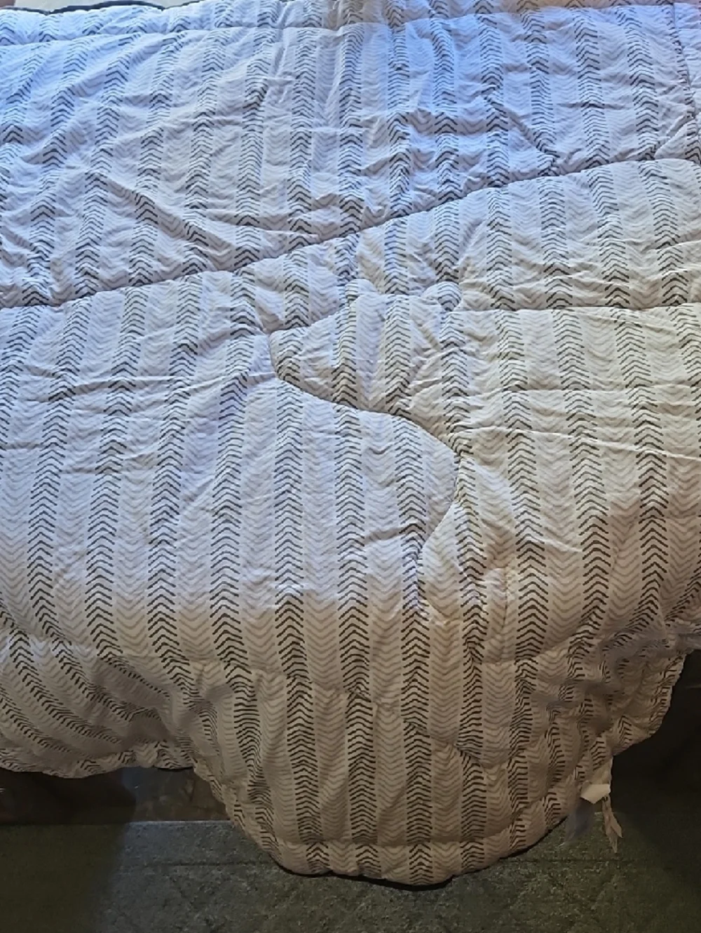 Woodland Animal Quilted Baby Comforter - Beige, Gray, Cream - Picture 5 of 5